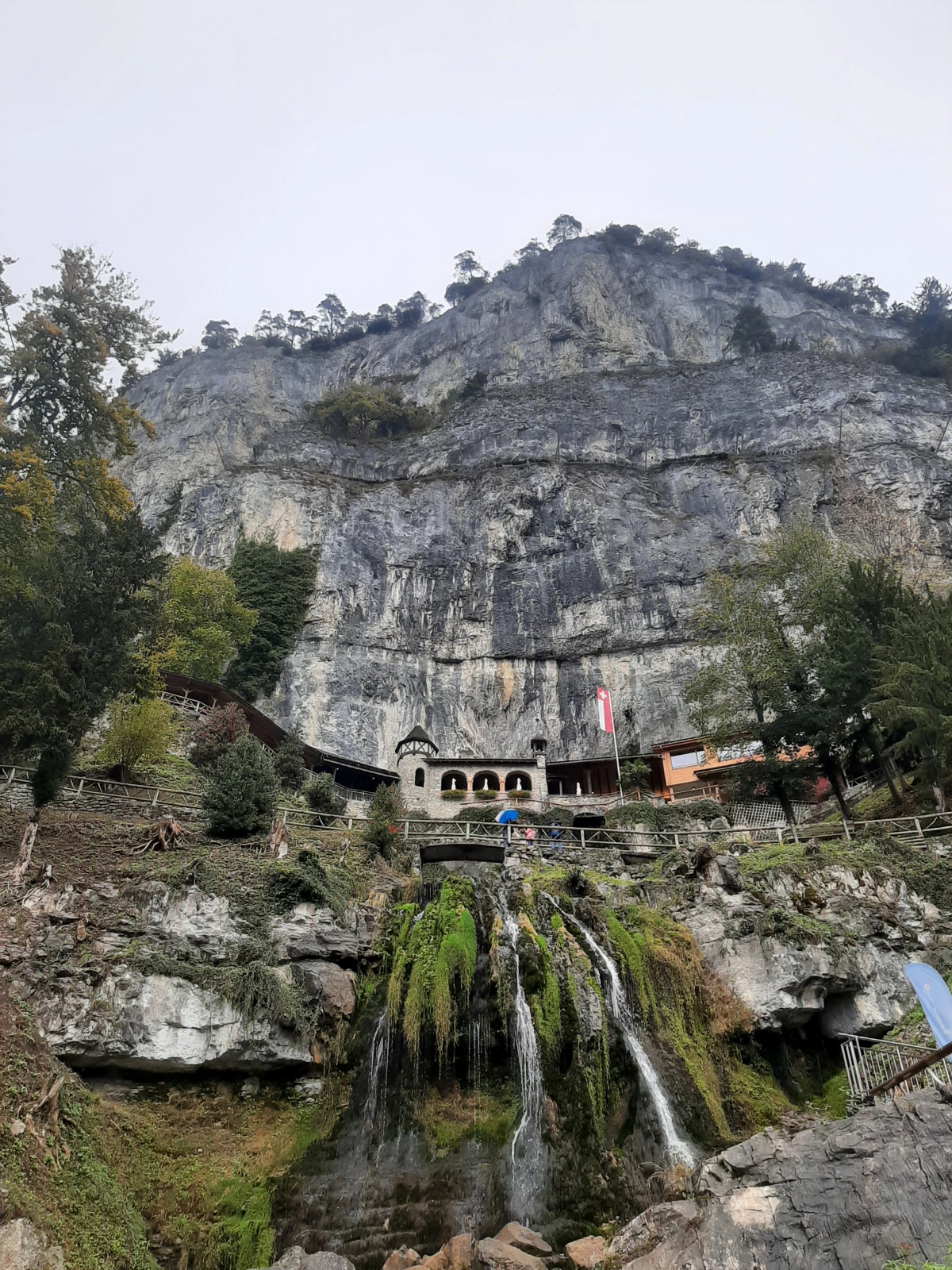 Entrance of St. Beatus from below